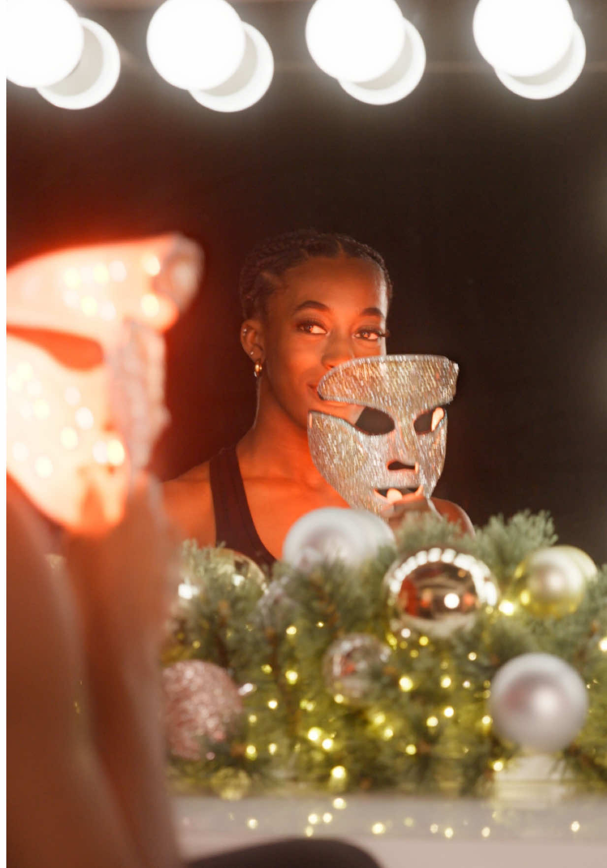 TikTok post by @rockettes for Dr Dennis Gross. Caption reads: A round of applause for this glow! From dance....