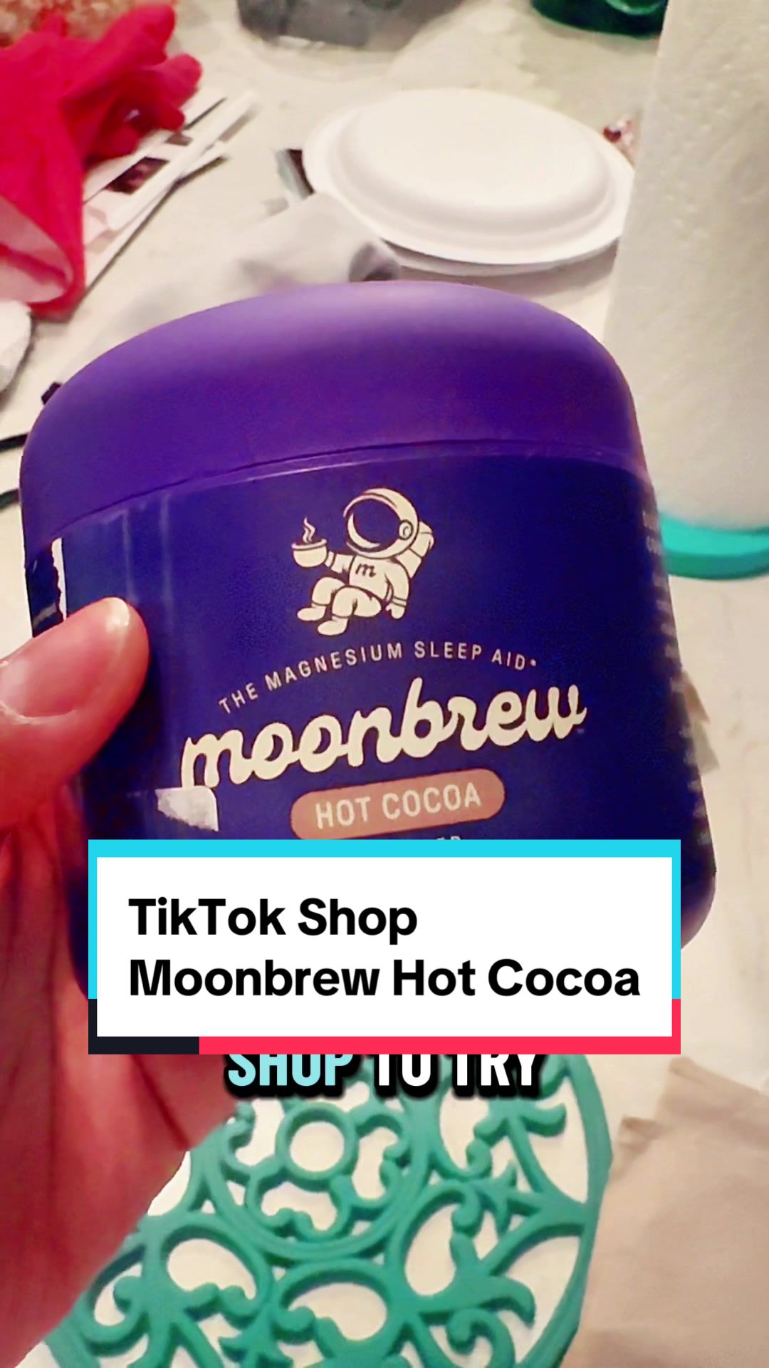 TikTok post by @midnightpursona for MoonBrew. Caption reads: @MoonBrew any suggestions on how to make it a bit....