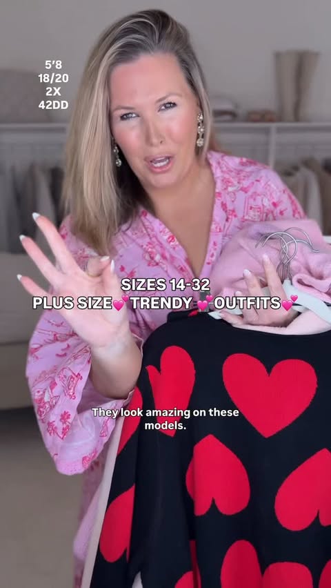 Instagram post by @ashley_dorough for ELOQUII. Caption reads: [...] NEVER SEEN BEFORE✨ SIZES 14-32 🙌 @eloquii....