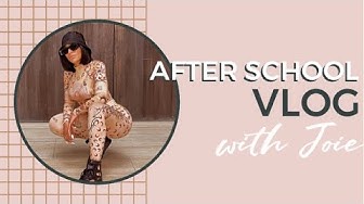 YouTube post by @JoieInLife for Green Chef. Caption reads: AFTER SCHOOL ROUTINE | with Joie Chavis.