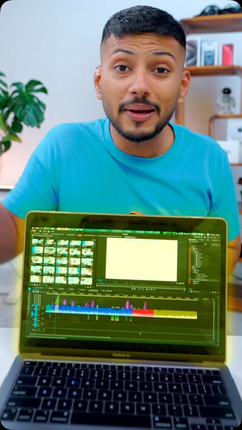 Instagram post by @techburner for Adobe Video & Motion. Caption reads: ₹8,000 ki Bachat 😅 Adobe Premiere now available....