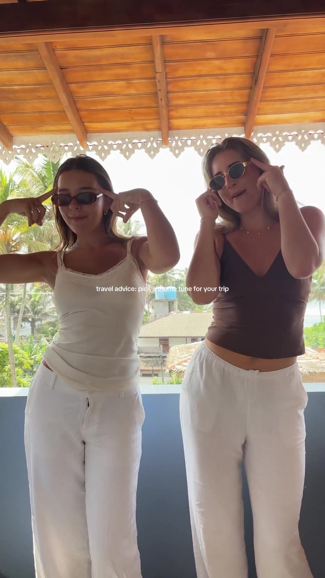 TikTok post by @lolafrancess for hollister. Caption reads: follow for more underrated travel advice!....