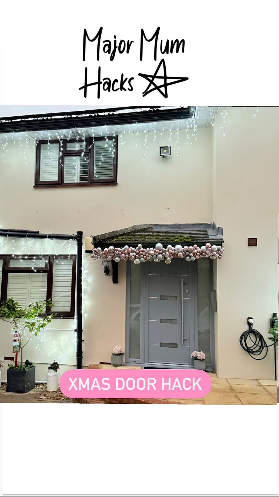 Instagram post by @majormumhacks for The Palladio Door Collection. Caption reads: Giveaway save this ✨info⬇️

Right my husband might....