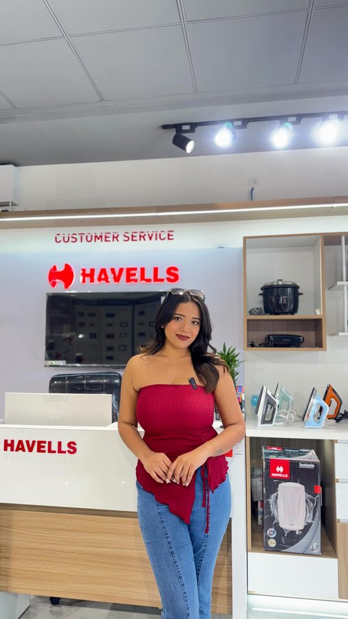 Instagram post by @angelpeterr_ for Havells. Caption reads: Who thought buying a mixer grinder could win you a....