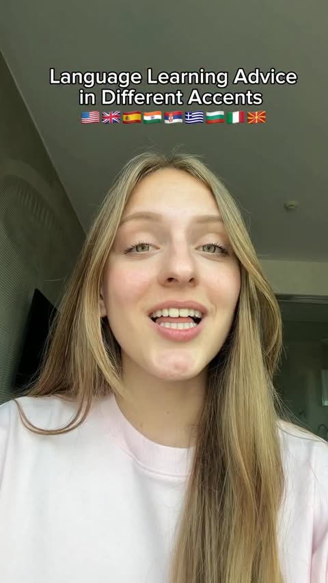 Instagram post by @thelanguageblondie for Preply. Caption reads: [...] say them out loud 🗣️ 4. Get a tutor on....