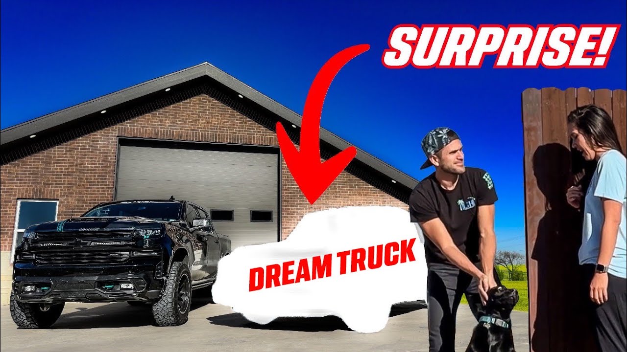 YouTube post by @LonestarHawaiian for LMNT. Caption reads: I Replaced My Wife’s Silverado Without Telling Her....