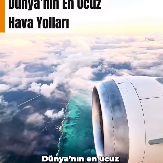 Instagram post by @ceylan.m.e for Skyscanner. Caption reads: Dünya’nın en ucuz havayolları burada; Türkiye’de....