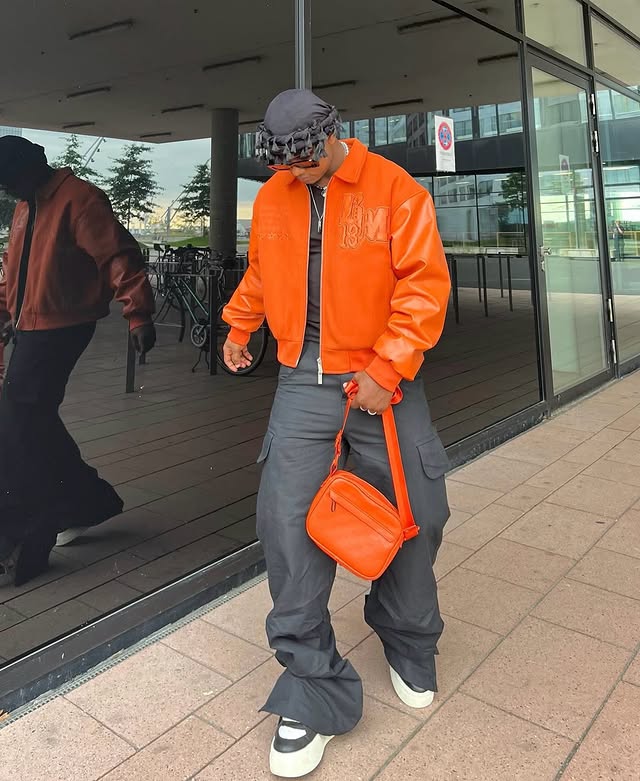 Instagram post by @ousmiollaid_ for boohooMAN. Caption reads: @boohoomanofficial 

#outfits #boohooman #ousmi.