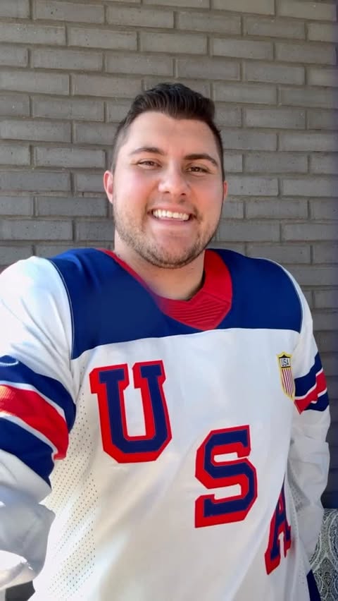 Instagram post by @brodyusa4 for Comcast. Caption reads: All in for Team USA. 🇺🇸🇺🇸 Join @comcast and....