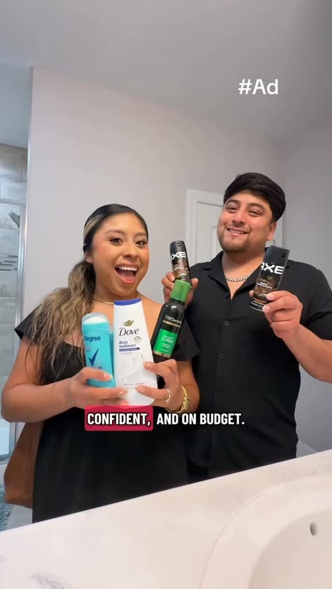 Instagram post by @cindy_dionicio for Dollar General. Caption reads: All of our favorite Unilever must-haves from one....