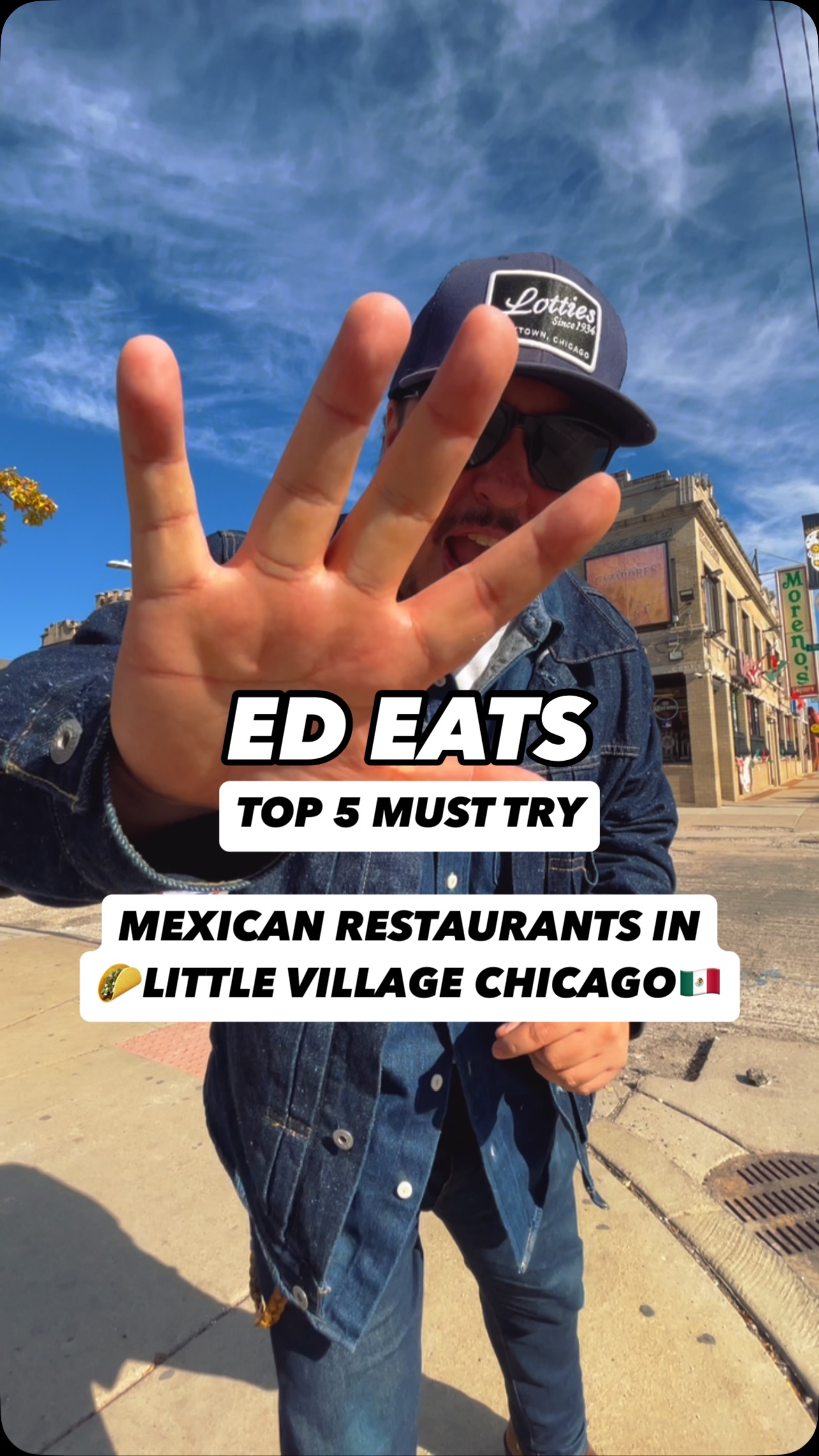 Instagram post by @taqueriasatotonilco for Choose Chicago. Caption reads: Ed Eats: Little Village -Top 5 Must-Try....