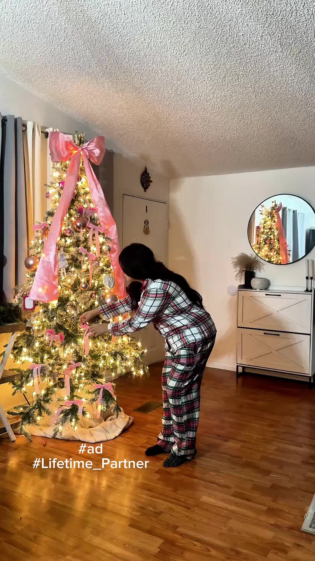 TikTok post by @nabilnaranjo for LifetimeTV. Caption reads: [...] #ItsAWonderfulLifetime #ad @LifetimeTV.