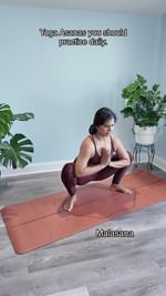 Instagram post by @irosenav for Ellie. Caption reads: 10 minutes of yoga is just long enough to be a....