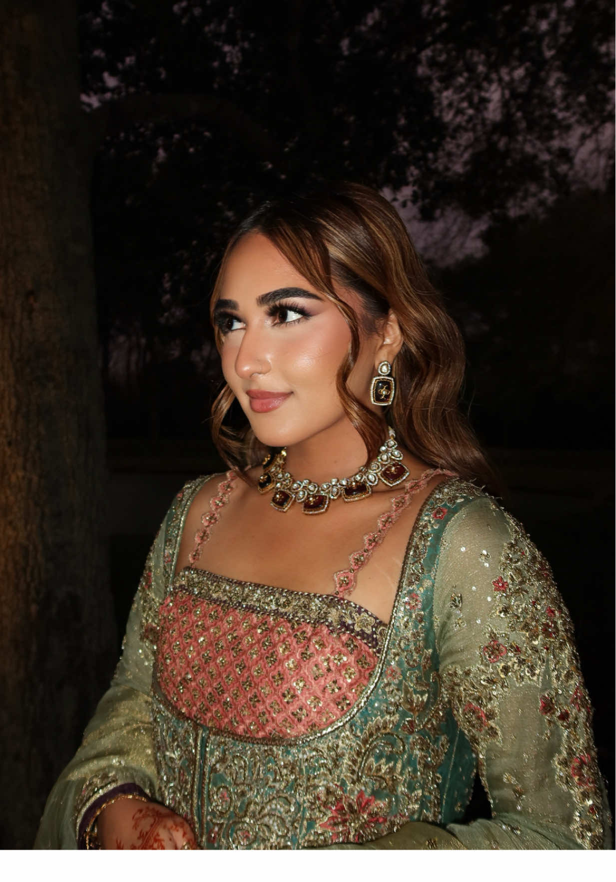 TikTok post by @arishaamirzaaa for Hourglass Cosmetics. Caption reads: the most detailed grwm I’ve ever done so I better....