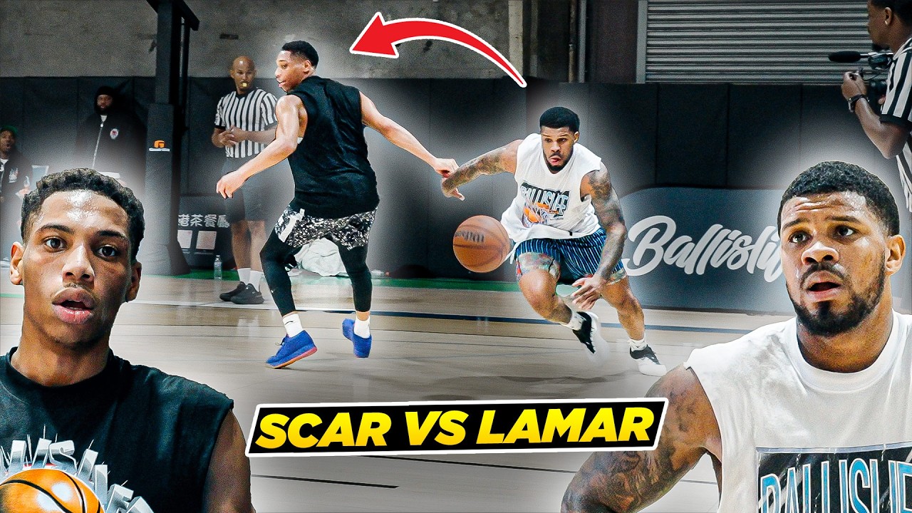YouTube post by @ballislife for DraftKings. Caption reads: This Might Be The SHIFTIEST Game We've EVER Filmed....