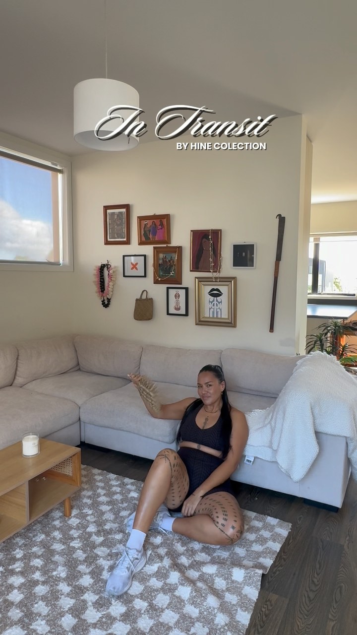 Instagram post by @sissys_get_shrinking for Hine Collection. Caption reads: [...] the new In Transit Collection by....