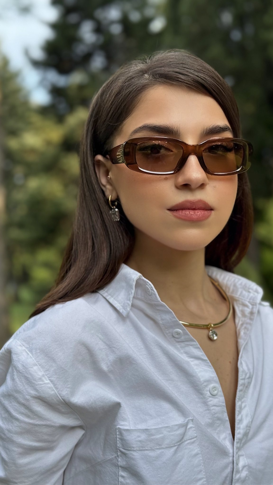 Instagram post by @_nazijavakhishvili_ for Sojo Svision. Caption reads: love this all sunglasses🤎

You can find the most....