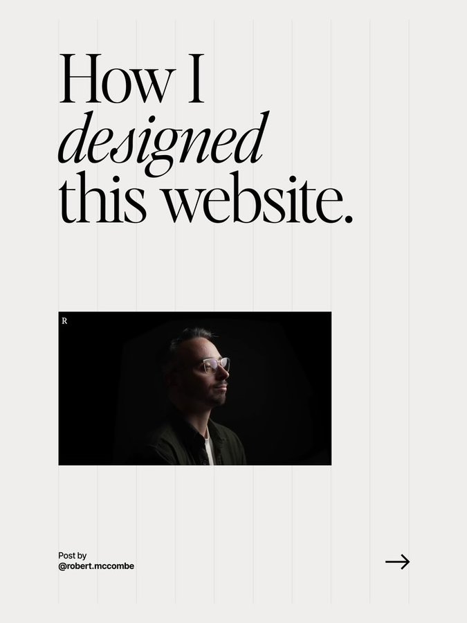 Instagram post by @robert.mccombe for Wix Studio. Caption reads: Who doesn’t love Harry Potter? 🧙‍♂️ 

Here is a....