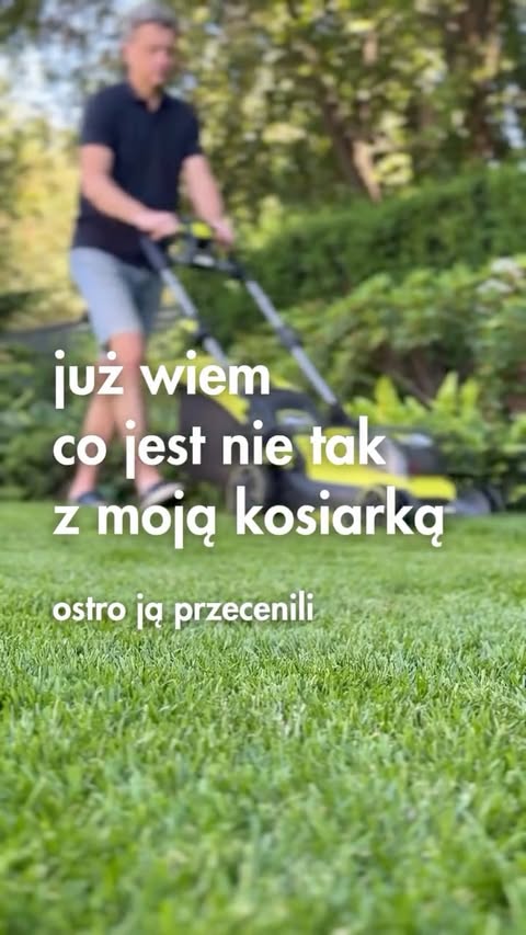 Instagram post by @poprostuposadz for RYOBI Tools. Caption reads: [...] idei działania narzędzi @ryobitoolspl 💚 ten....