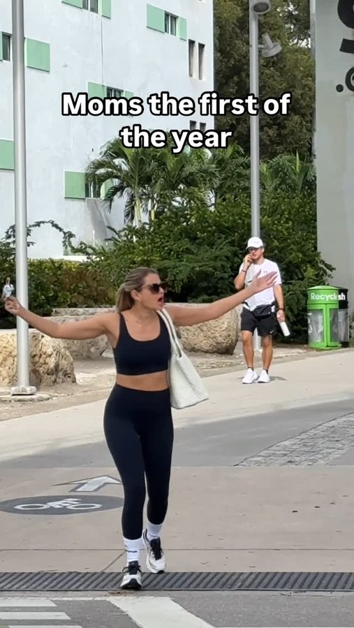 Instagram post by @allisonsannutova for Mezcla. Caption reads: Mom’s working REALLY hard on her New Year’s....