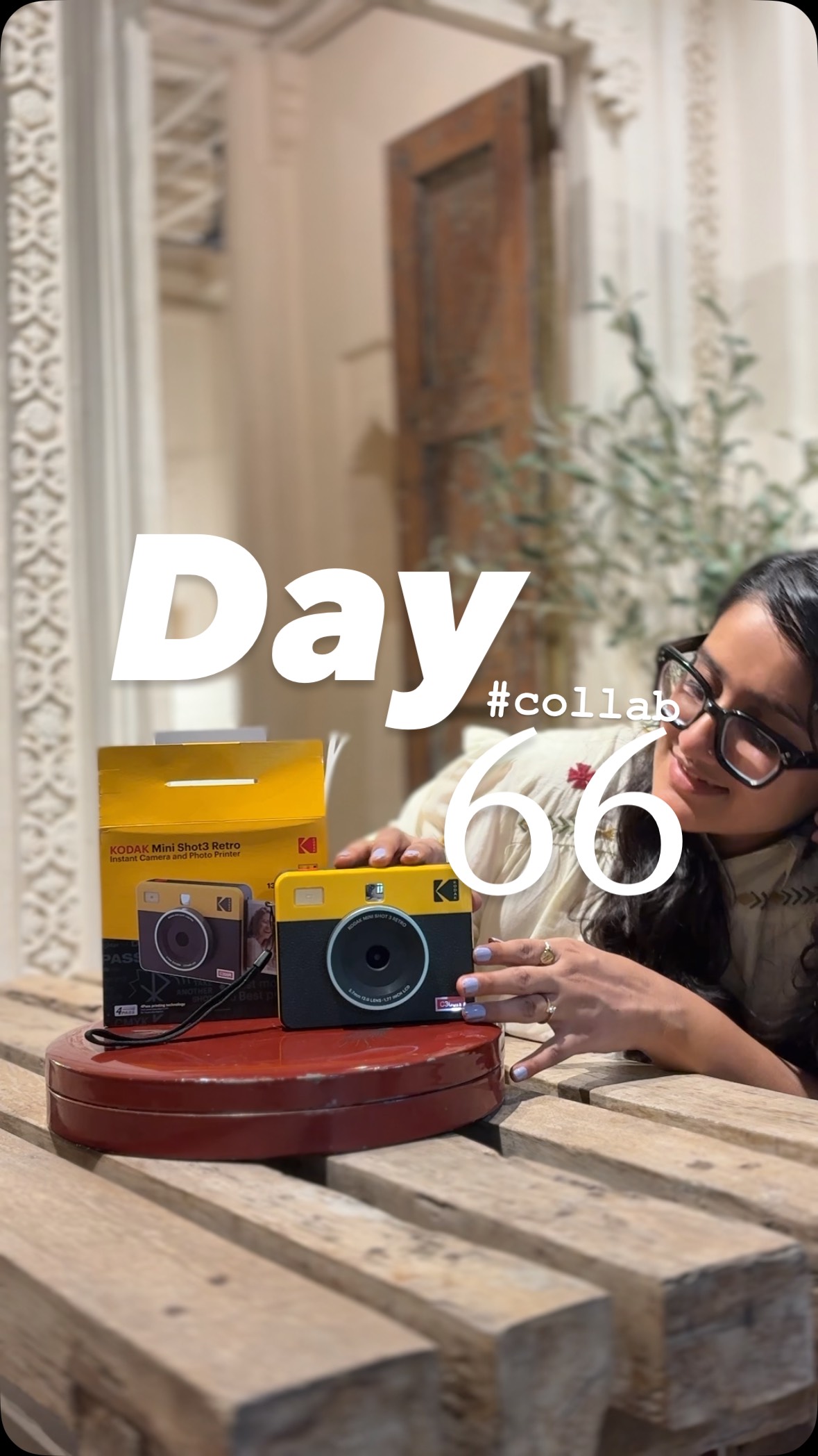 Instagram post by @decorwithshrec for Kodak Photo Printer. Caption reads: Day 66 | #100DayContentJourney

“Reliving memories....