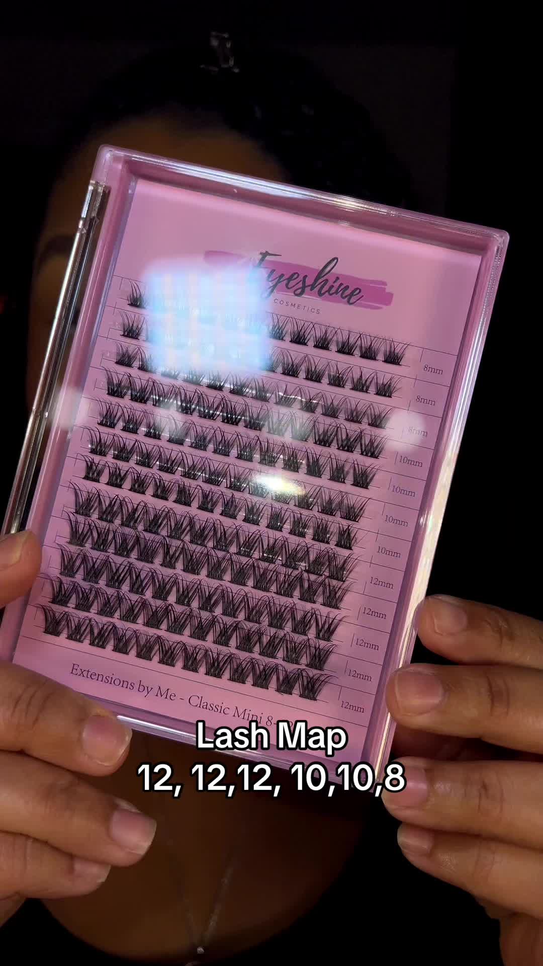 TikTok post by @slayandpraymua for Eyeshine Cosmetics. Caption reads: [...] the Father! He is calling to you! @Eyeshine....