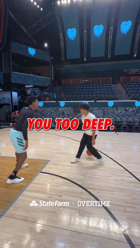 Instagram post by @coldhearts for State Farm. Caption reads: Fade off one leg for game… PRO 😮‍💨 @top1shifty....