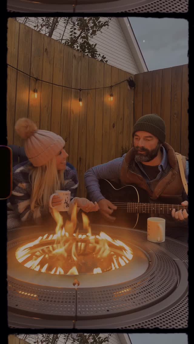 Instagram post by @drewholcombmusic for solostove. Caption reads: It’s funny how the best nights don’t take much....