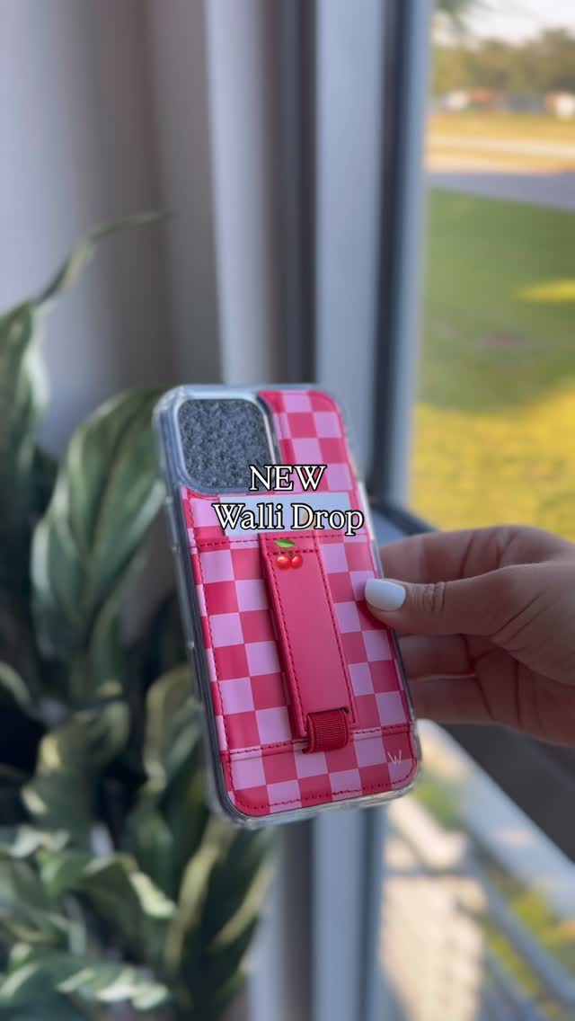 Instagram post by @thedailygabby for Walli Cases. Caption reads: [...] 🍒❤️ Use my code: GABBYR for 10% OFF....