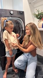 Instagram post by @madisonbontempo for Vitafusion. Caption reads: Who’s part of the never ending laundry club? I....