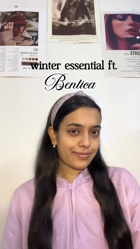 Instagram post by @nidhiwaitforit for Bentica Skincare. Caption reads: Recently tried this 2% Hyaluronic Acid serum by....