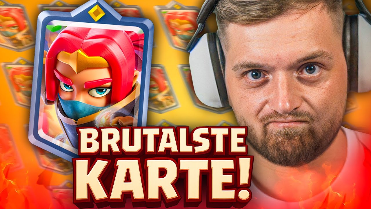 YouTube post by @Trymacs for ESN. Caption reads: 😳😨ALLTIME HASS KARTE! - DECK umgebaut! HARDSTUCK....