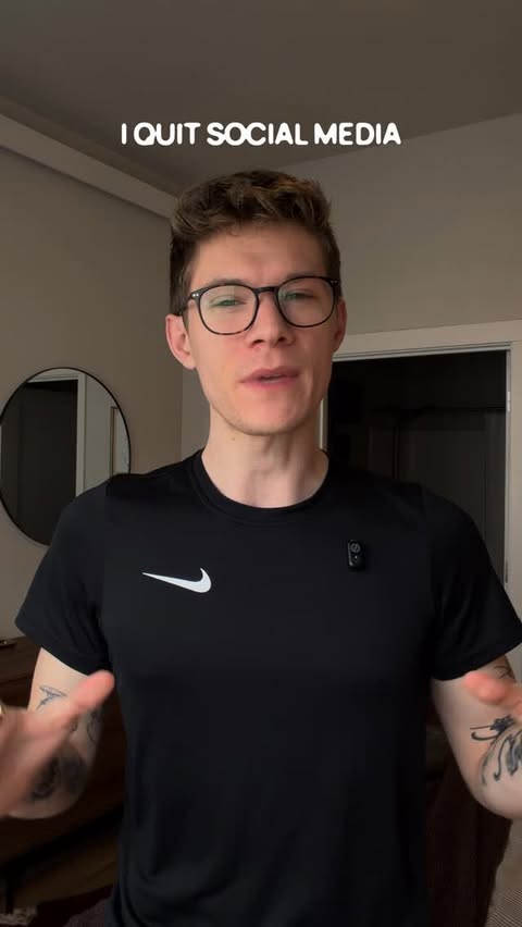 Instagram post by @dylanjosephwrites for Random House Group. Caption reads: I spent a week with no social media and it changed....