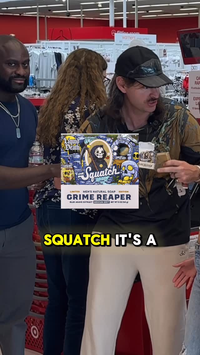 Instagram post by @brad_podray for Liquid Death. Caption reads: Social Experiment: Rewarding the first person who....