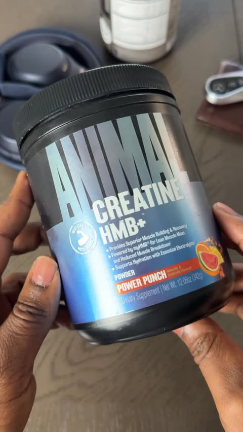 Instagram post by @tannonmcswain for Animal. Caption reads: Get @animalpak ANIMAL Creatine HMB+ now!! Check my....