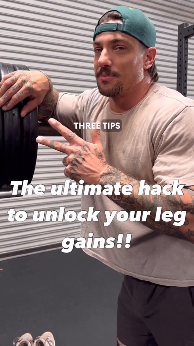 Instagram post by @chase_parsons for 5% Nutrition. Caption reads: Do you agree? . . . #legday #squatday....