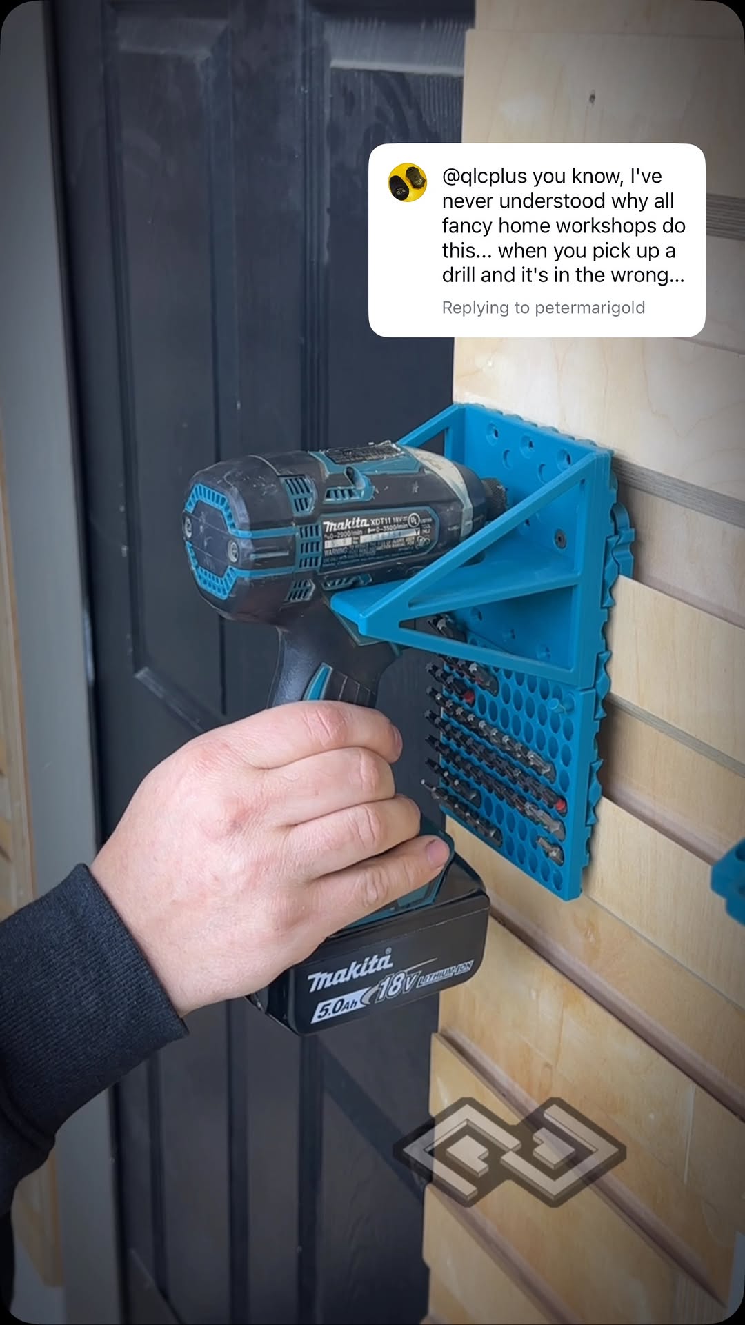 Instagram post by @petesquared23 for Thingiverse. Caption reads: Using this as an excuse to show another video of....