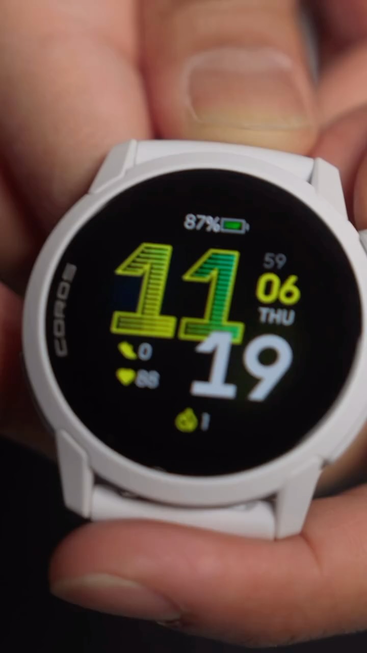 Instagram post by @believeintherun for COROS. Caption reads: The COROS PACE 4 is here. This GPS watch gets a....