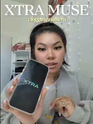 TikTok post by @thatasiangirl2000 for Xtra Direct. Caption reads: [...] always brag about her truthfully 🩵📸 @Xtra....