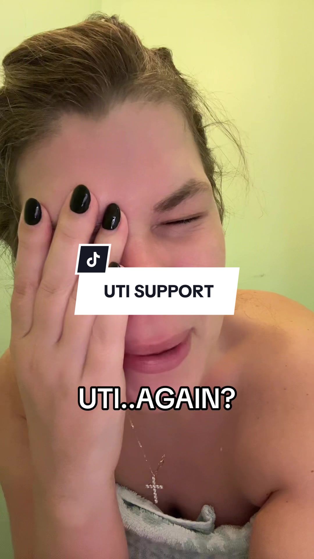 TikTok post by @alicias.tok3 for Love Wellness. Caption reads: Love Wellness Antimicrobial intimate Skin [...].