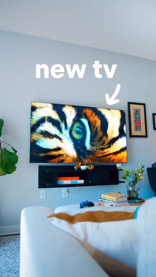 Instagram post by an influencer for TCL USA. Caption reads: Think twice before picking OLED #tech @tcl_usa....