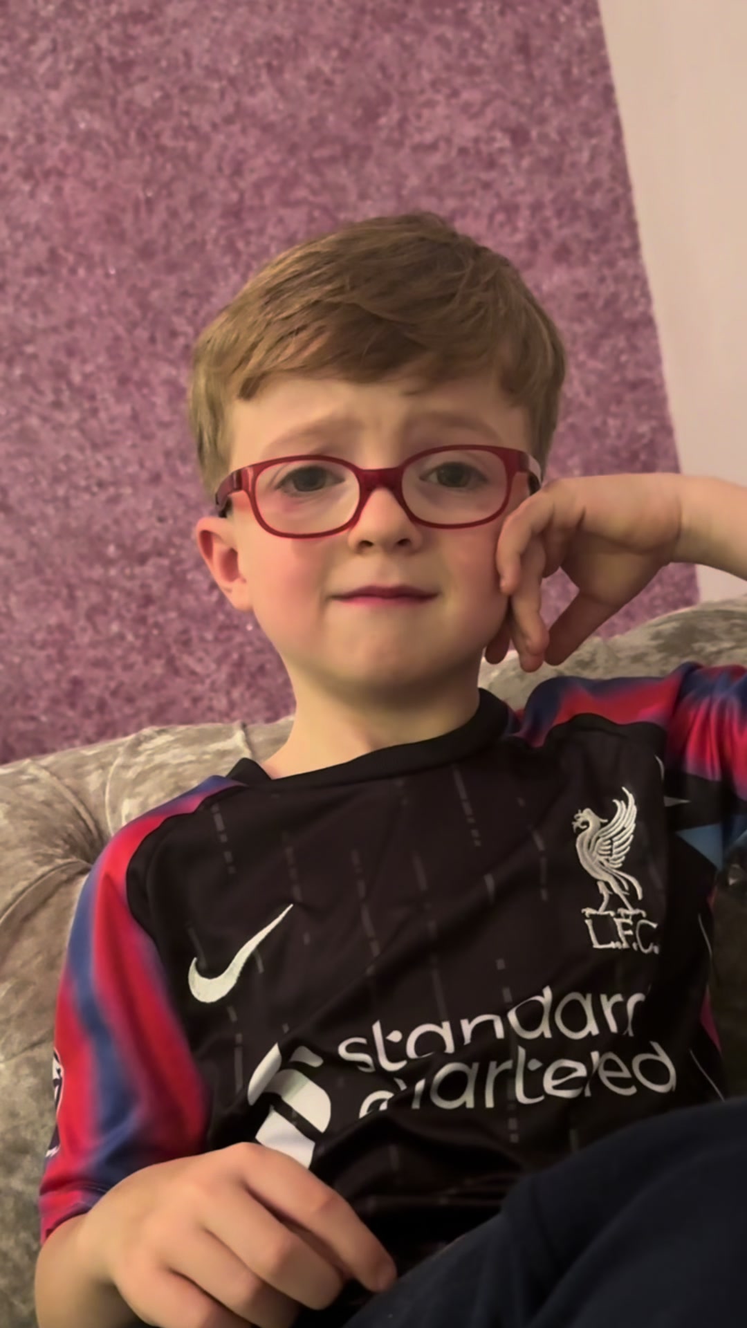 TikTok post by @keepupwithjacob for Movember. Caption reads: This year Jacob and his daddy are going to take....