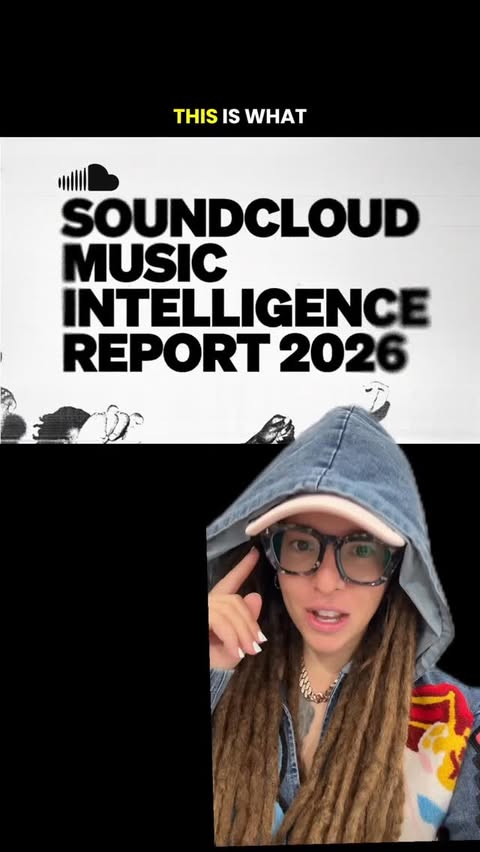 Instagram post by @jessicaxgolich for SoundCloud. Caption reads: Breaking down the @soundcloud 2026 Music....