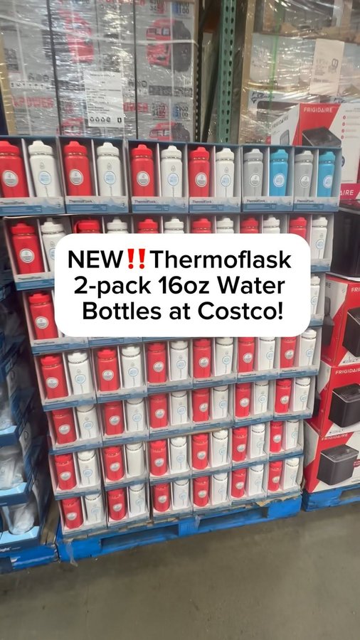 Instagram post by @costcofindsca for ThermoFlask. Caption reads: Get ready for back-to-school with @thermoflaskusa....