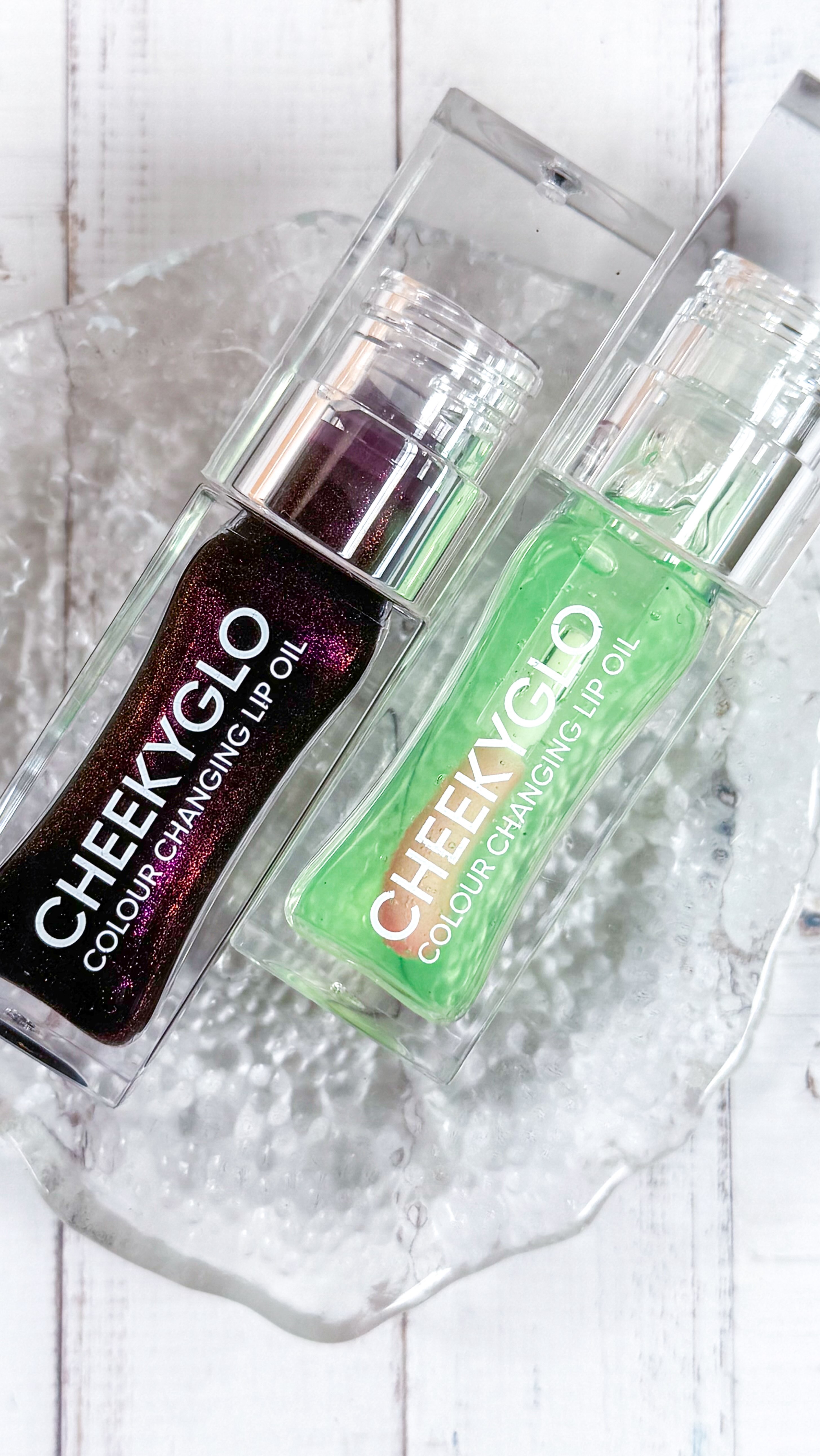 Instagram post by @ruthxli for Cheekyglo. Caption reads: [...] smell incredible 💖😍 
Two shades from....