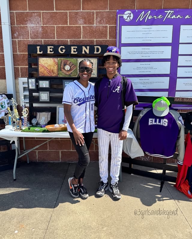 Instagram post by @3girlsandalegend for Fansidea. Caption reads: Sponsored | Today was amazing!! It was Senior Day....