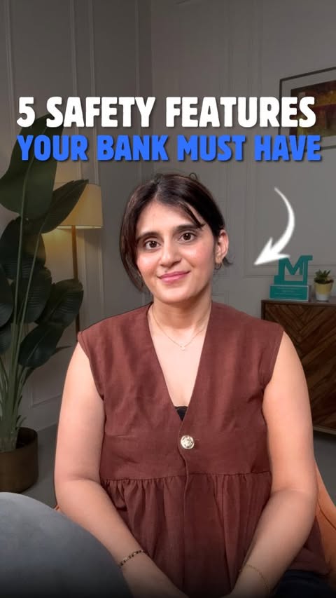 Instagram post by @iamnehanagar for HDFC Bank. Caption reads: [...] Here are 6 useful features from HDFC Bank....