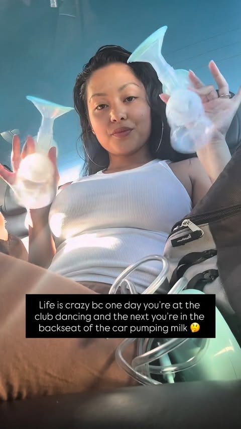 Instagram post by @iamkimystry for Zomee. Caption reads: [...] cow is one of them ✨🐮 using my @zomeepump....