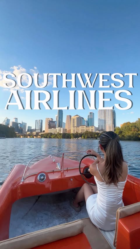 Instagram post by @texaseatsfirst for Southwest Airlines. Caption reads: ✨𝙋𝙊𝙑: 𝙮𝙤𝙪𝙧 𝙛𝙧𝙞𝙚𝙣𝙙 𝙟𝙪𝙨𝙩....