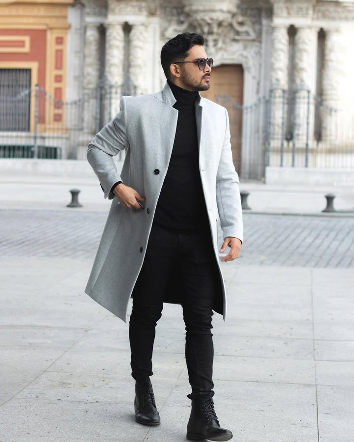 Instagram post by @magno_scavo for Men's Fashion & Style. Caption reads: another #tbt do they like it?  Winter is coming....